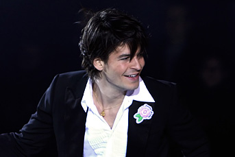 Stéphane Lambiel bei der Eisgala Davos 2009